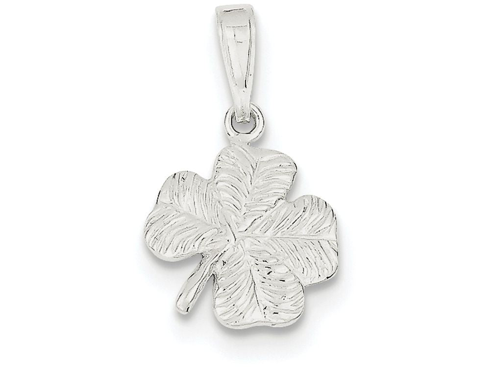 FJC Finejewelers Sterling Silver 4-leaf Clover Charm
