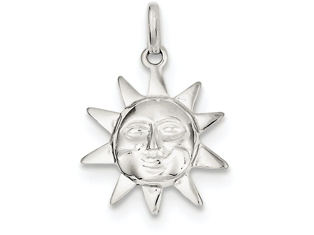 FJC Finejewelers Sterling Silver Sun Charm