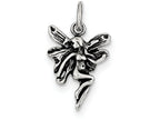 FJC Finejewelers Sterling Silver Antiqued Fairy Pendant Necklace - Chain Included