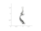 FJC Finejewelers Sterling Silver Antiqued Mermaid Pendant Necklace - Chain Included