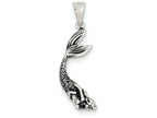 FJC Finejewelers Sterling Silver Antiqued Mermaid Pendant Necklace - Chain Included