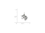 FJC Finejewelers Sterling Silver Antiqued Unicorn Head Charm