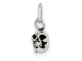 FJC Finejewelers Sterling Silver Antiqued Skull Charm