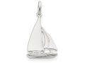 FJC Finejewelers Sterling Silver Sailboat Charm