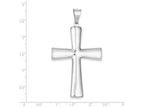 FJC Finejewelers Sterling Silver Hollow Cross Pendant Necklace - Chain Included