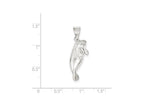FJC Finejewelers Sterling Silver Manatee Charm