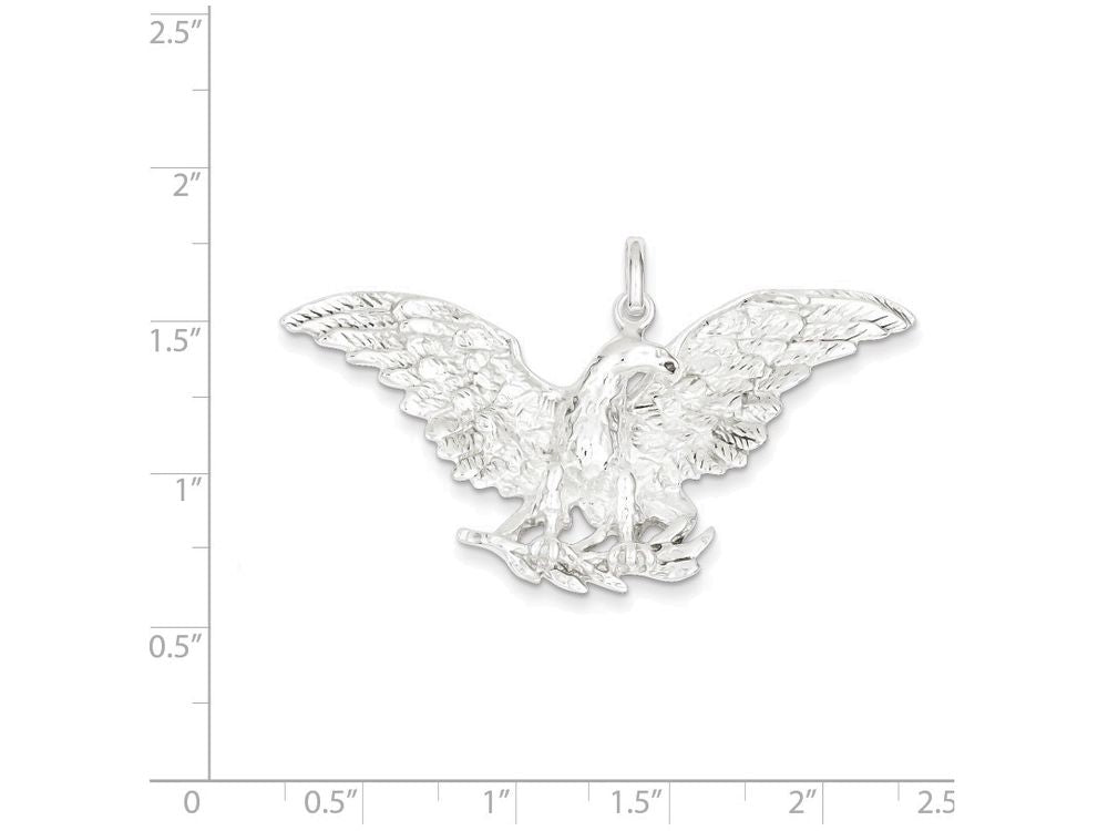 FJC Finejewelers Sterling Silver Eagle Charm
