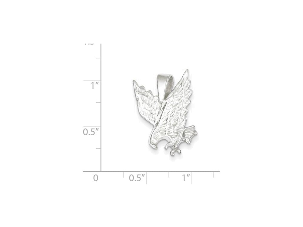 FJC Finejewelers Sterling Silver Eagle Pendant Necklace - Chain Included