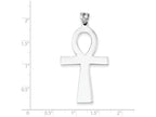 FJC Finejewelers Sterling Silver Ankh Cross Pendant Necklace - Chain Included
