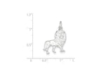 FJC Finejewelers Sterling Silver Lion Charm