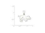 FJC Finejewelers Sterling Silver Pig Charm