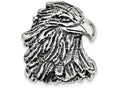 FJC Finejewelers Sterling Silver Antiqued Eagle Head Pendant Necklace - Chain Included
