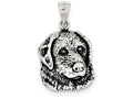 FJC Finejewelers Sterling Silver Antiqued Dog Charm