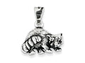 FJC Finejewelers Sterling Silver Antiqued Racoon Charm
