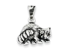 FJC Finejewelers Sterling Silver Antiqued Racoon Charm