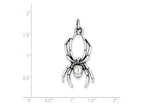 FJC Finejewelers Sterling Silver Antiqued Spider Pendant Necklace - Chain Included