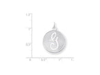 FJC Finejewelers Sterling Silver Brocaded Initial G Charm