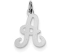 FJC Finejewelers Sterling Silver Stamped Initial A Charm