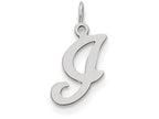 FJC Finejewelers Sterling Silver Stamped Initial I Charm