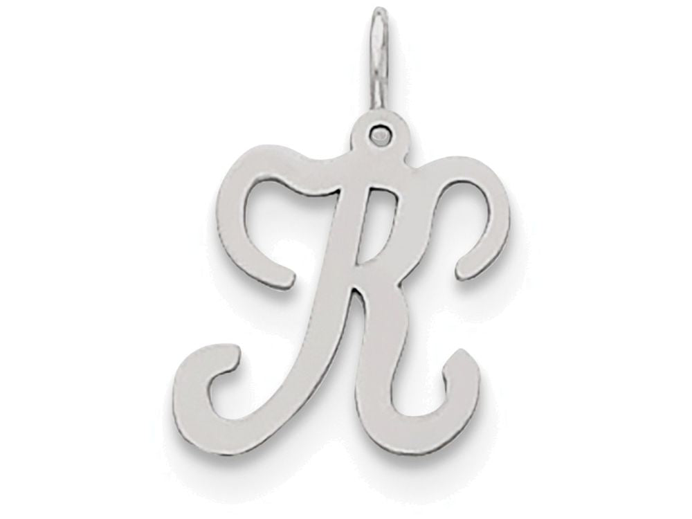 FJC Finejewelers Sterling Silver Stamped Initial K Charm