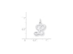 FJC Finejewelers Sterling Silver Stamped Initial L Charm