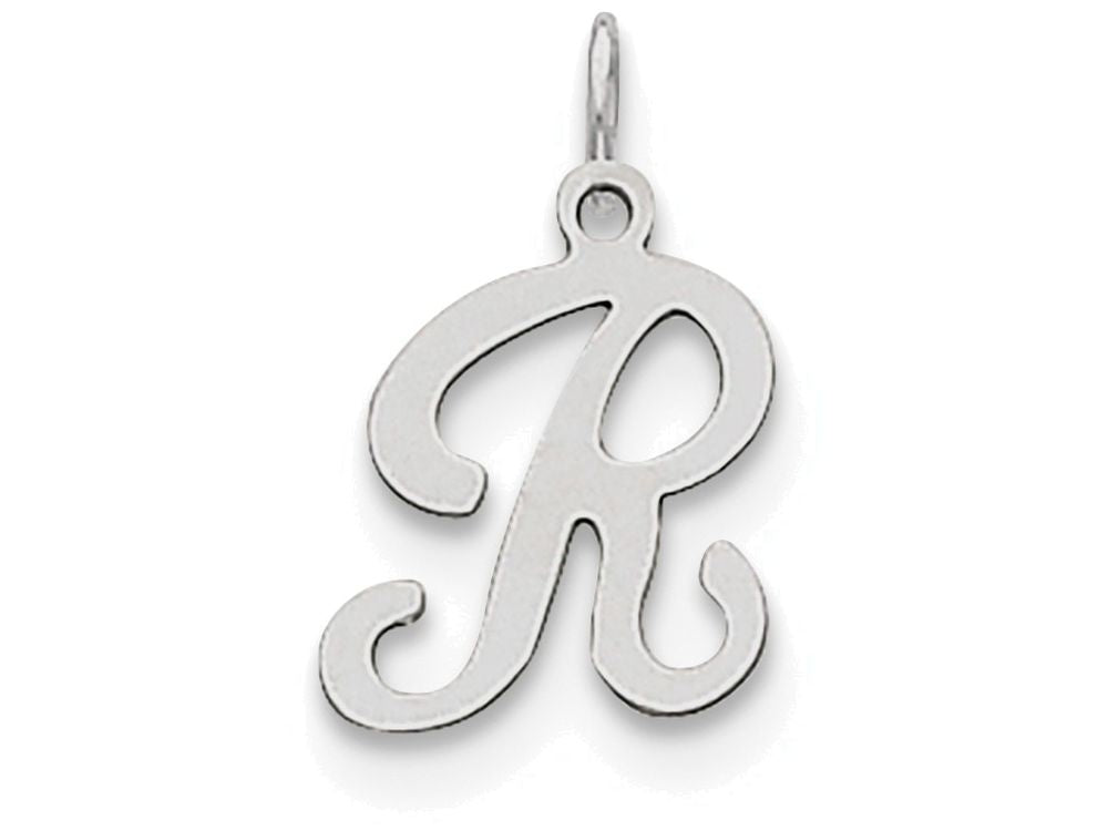 FJC Finejewelers Sterling Silver Stamped Initial R Charm