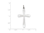 FJC Finejewelers Sterling Silver Polished Cross Pendant Necklace - Chain Included