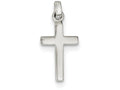 FJC Finejewelers Sterling Silver Polished Cross Charm
