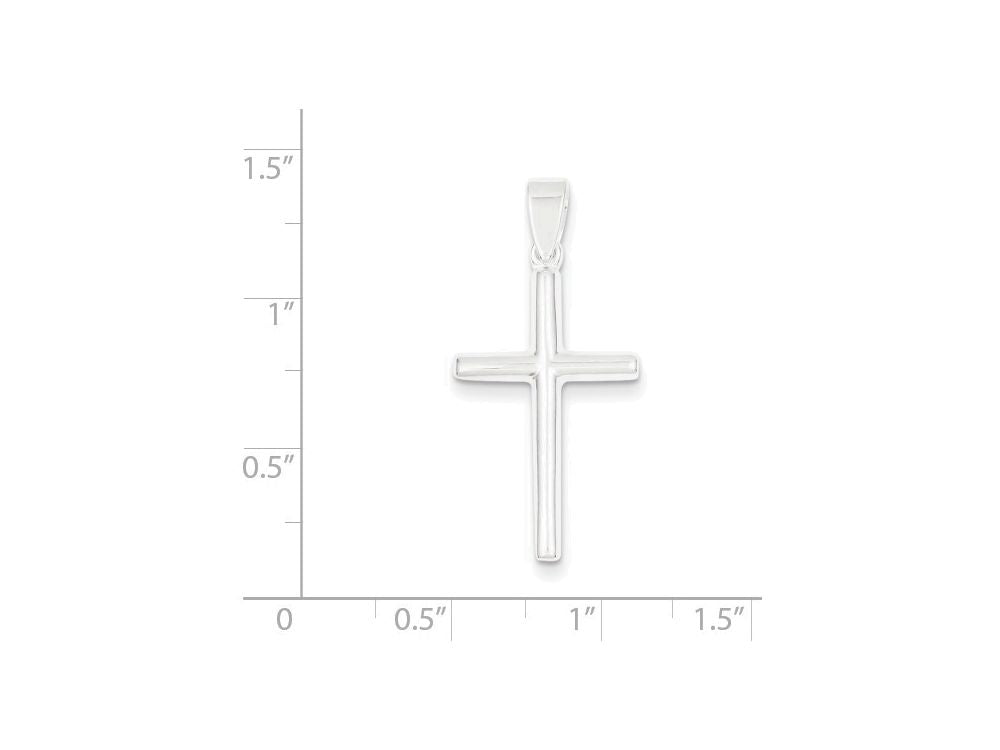FJC Finejewelers Sterling Silver Latin Cross Pendant Necklace - Chain Included