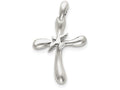 FJC Finejewelers Sterling Silver Dove Cross Pendant Necklace - Chain Included