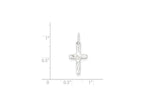 FJC Finejewelers Sterling Silver Small Crucifix Charm