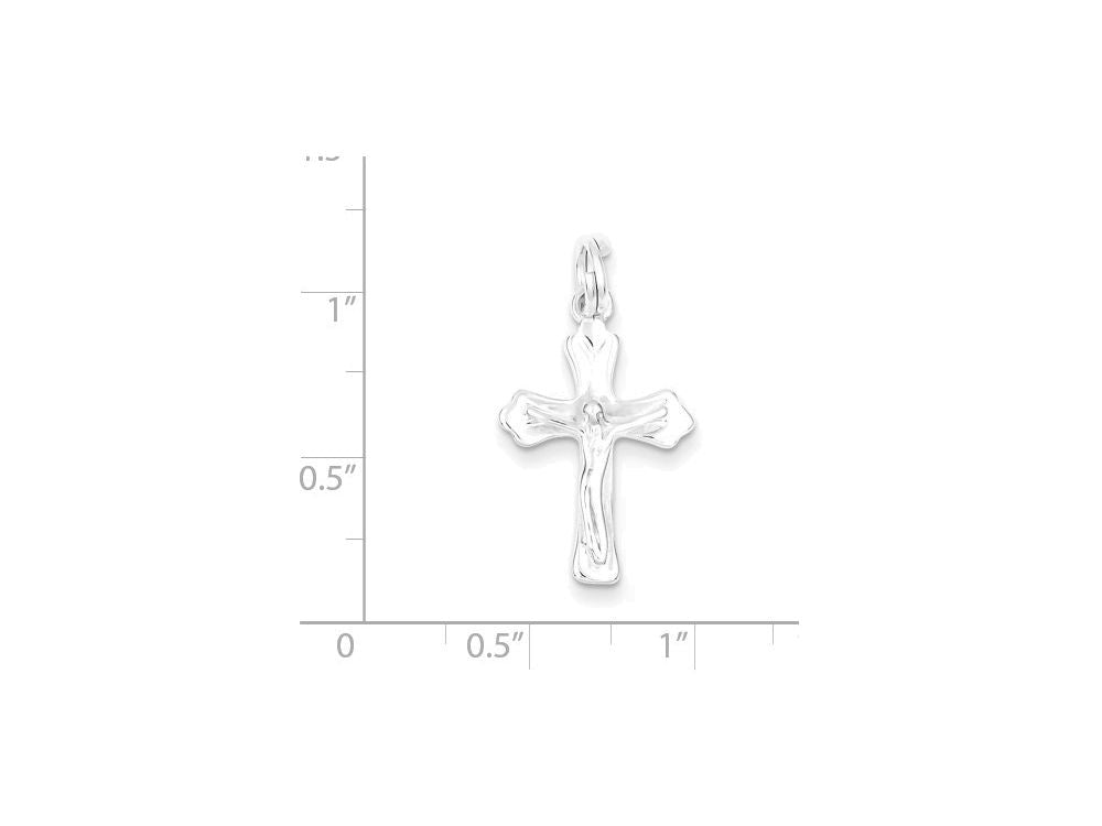 FJC Finejewelers Sterling Silver Crucifix Charm