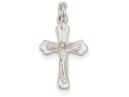 FJC Finejewelers Sterling Silver Crucifix Charm