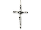 FJC Finejewelers Sterling Silver Antiqued Crucifix Charm