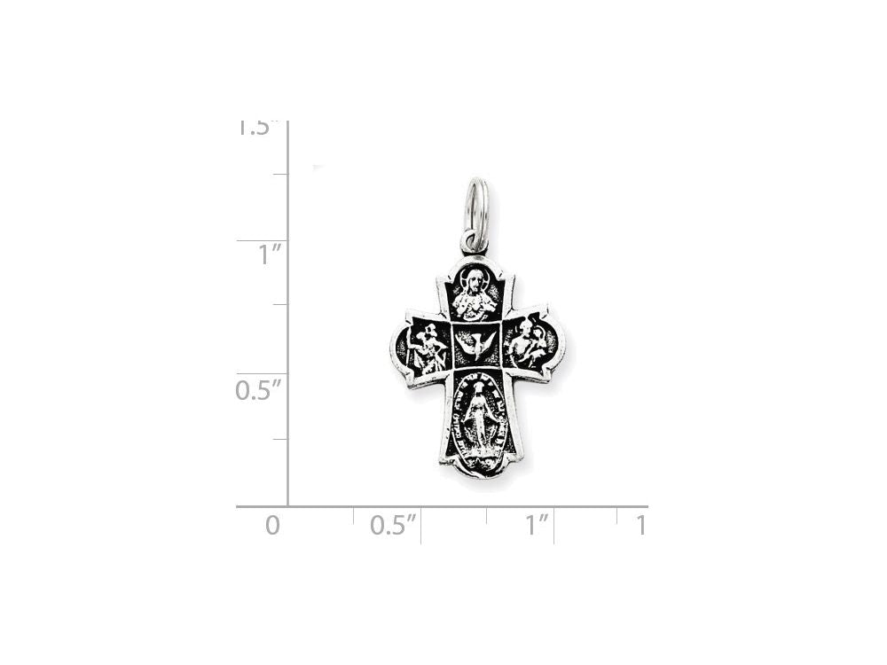 FJC Finejewelers Sterling Silver Cross Charm