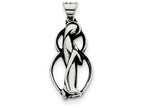 FJC Finejewelers Sterling Silver Antiqued Blessed Mary Charm