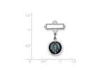 FJC Finejewelers Sterling Silver Enameled Miraculous Medal Pendant Necklace - Chain Included Pin
