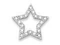 FJC Finejewelers Sterling Silver Cubic Zirconia Star Pendant Necklace - Chain Included