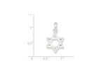 FJC Finejewelers Sterling Silver Textured Star Of David Pendant Necklace - Chain Included
