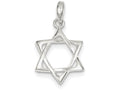 FJC Finejewelers Sterling Silver Star Of David Pendant Necklace - Chain Included