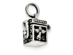 FJC Finejewelers Sterling Silver Angel Prayer Box Charm