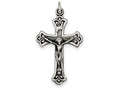 FJC Finejewelers Sterling Silver Antiqued Inri Crucifix Pendant Necklace - Chain Included