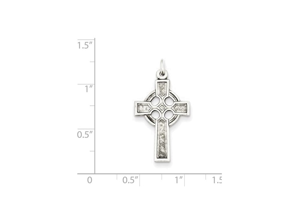 FJC Finejewelers Sterling Silver Celtic Cross Charm