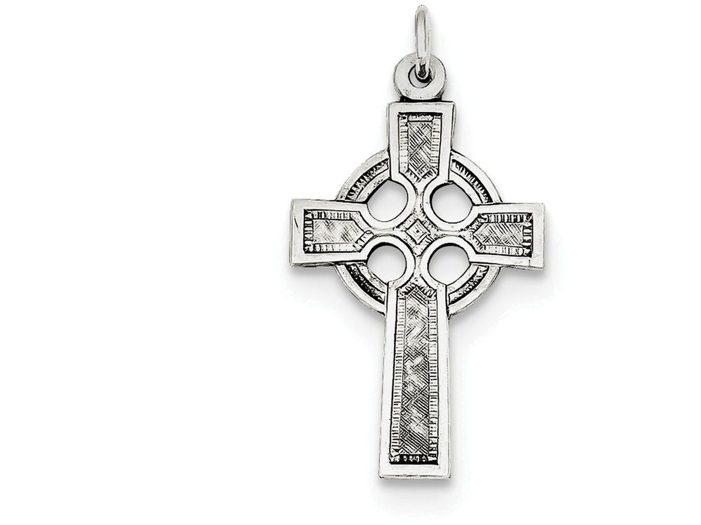 FJC Finejewelers Sterling Silver Celtic Cross Charm