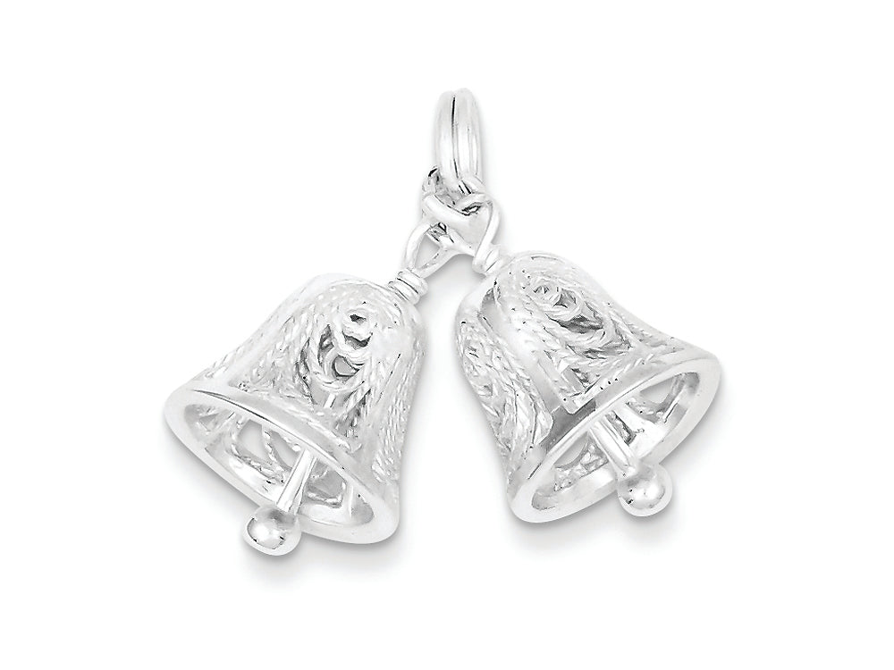 FJC Finejewelers Sterling Silver Bells Charm