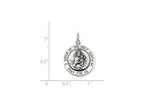 FJC Finejewelers Sterling Silver Queen Of The Holy Scapular Medal Pendant Necklace - Chain Included