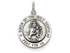 FJC Finejewelers Sterling Silver Queen Of The Holy Scapular Medal Pendant Necklace - Chain Included