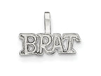 FJC Finejewelers Sterling Silver Brat Pendant Necklace - Chain Included