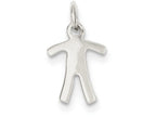 FJC Finejewelers Sterling Silver Boy Charm