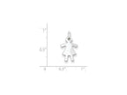 FJC Finejewelers Sterling Silver Girl Charm